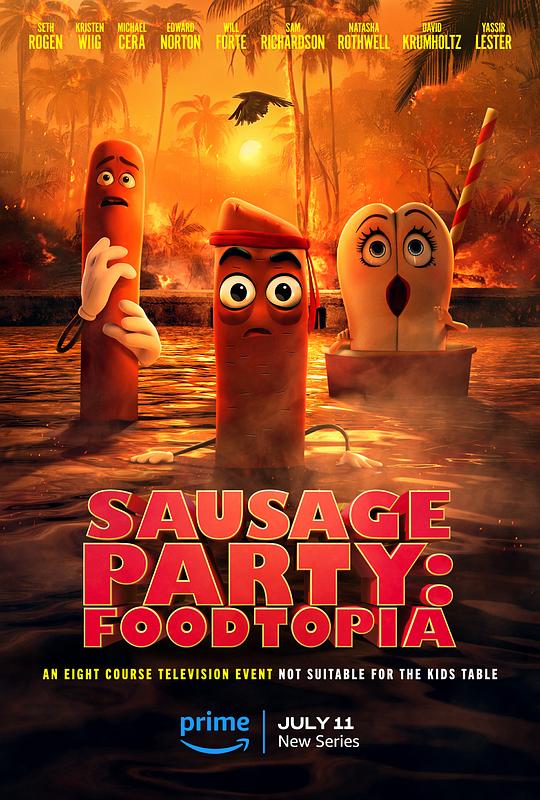 [香肠聚会：食托邦 Sausage Party: Foodtopia 第一季][全08集][英语中字]