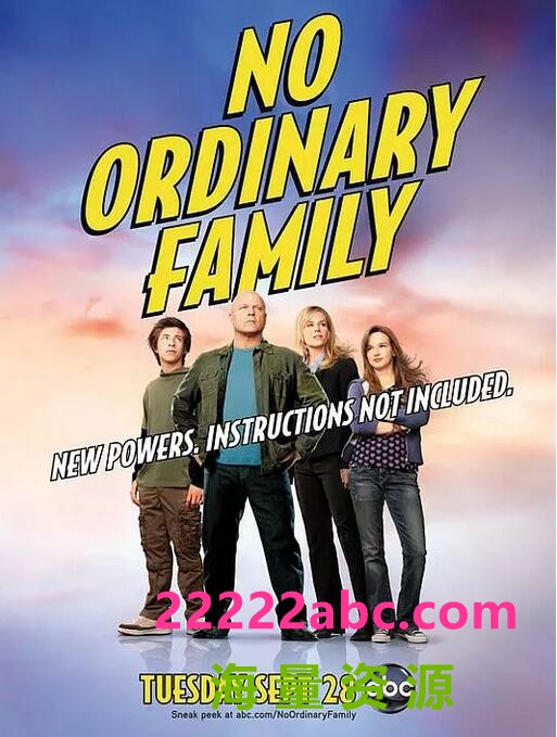 [非凡家庭No Ordinary Family 第一季][HD-R][中字][全20集打包]4k高清|1080p高清